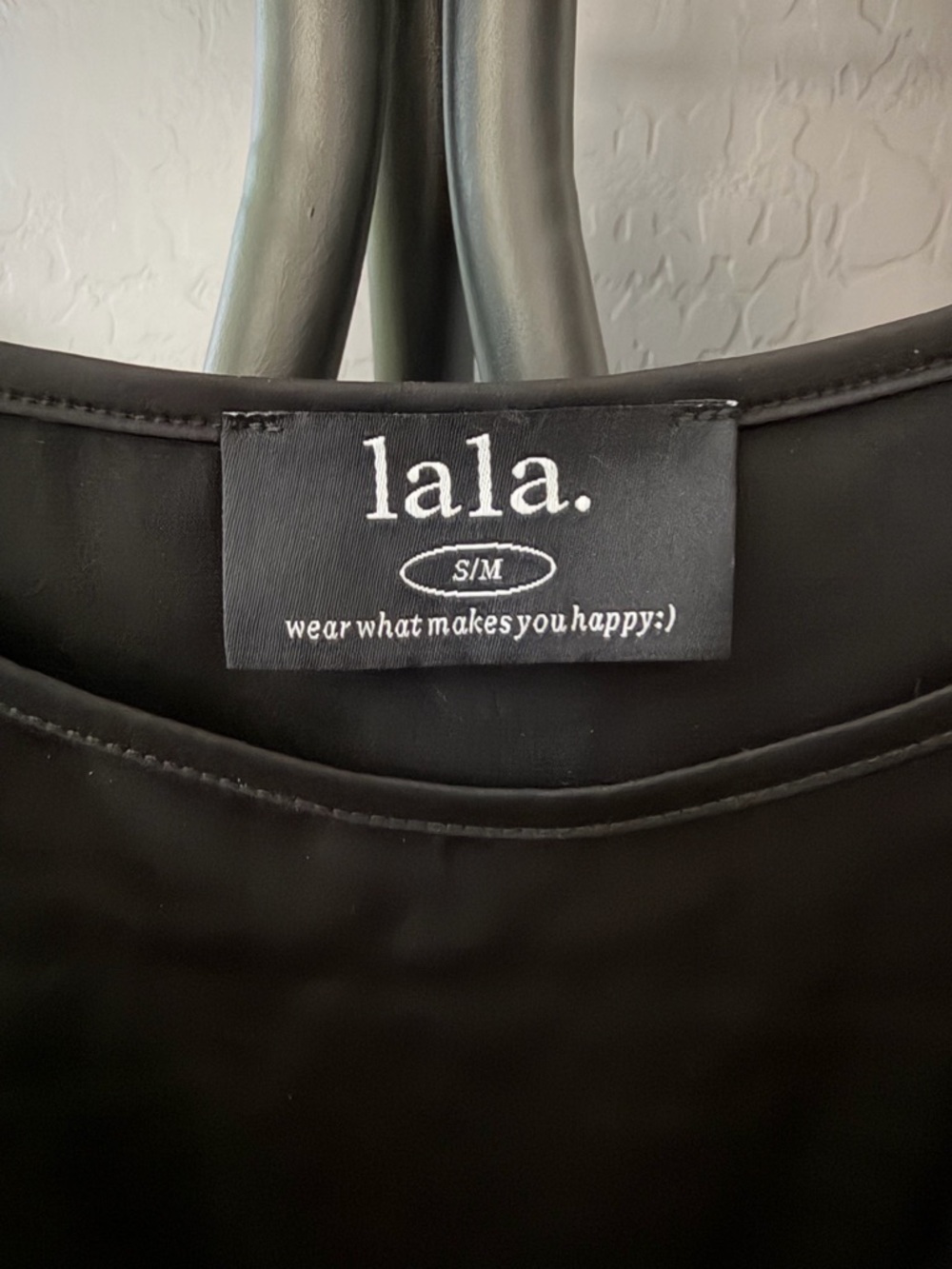 Dressed in LALA Black Open Knit Maxi Dress 🖤 NWT Oversized S/M - Picture 8 of 9